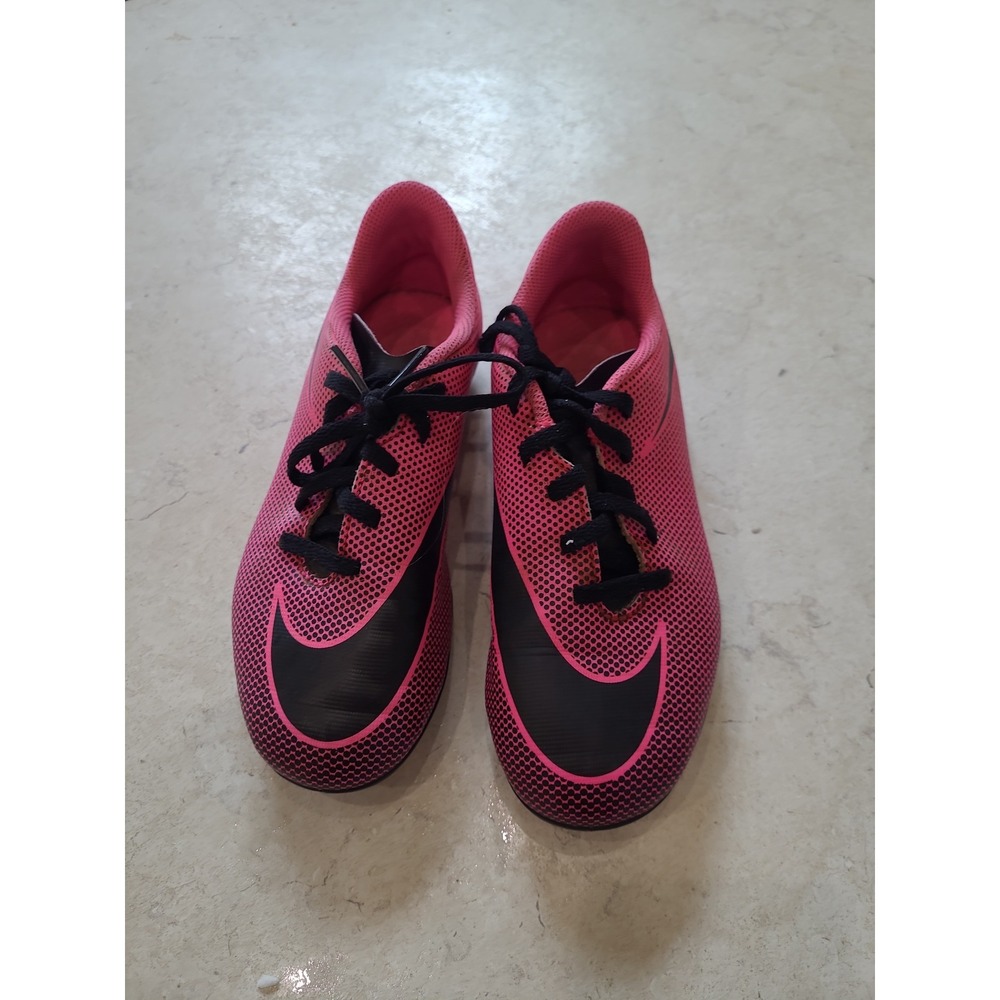Nike Jr. BRAVATA II FG Youth Size 3Y Soccer Cleats Pink Black Athletic Sports